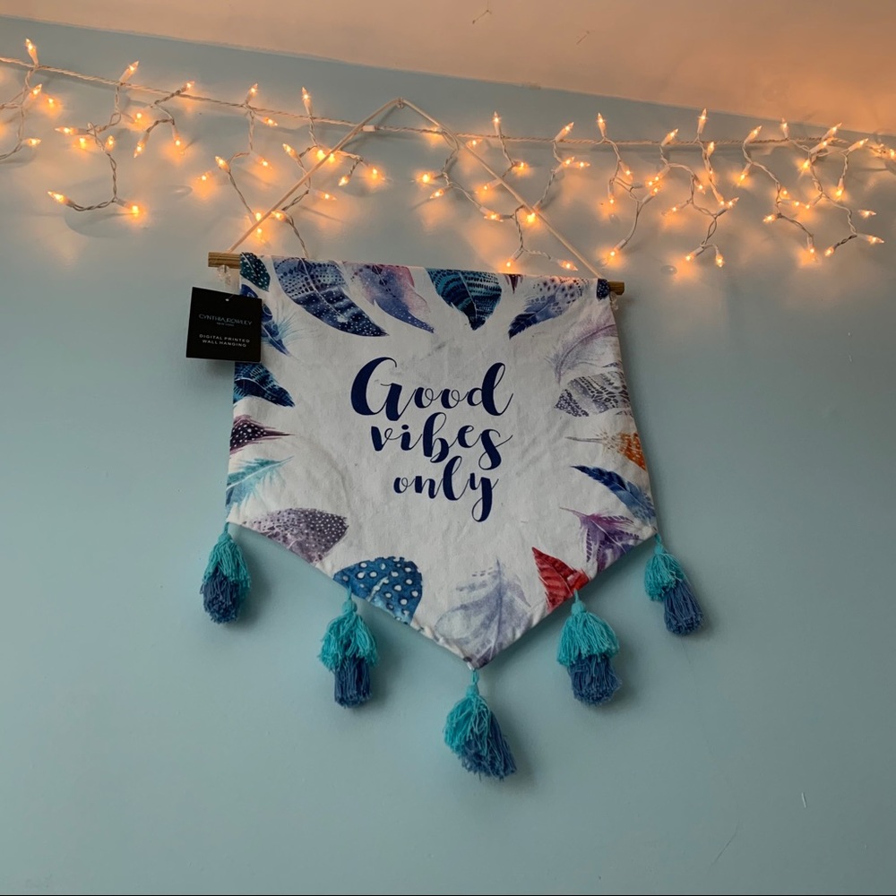 Cynthia Rowley Good Vibes Wall Hanging